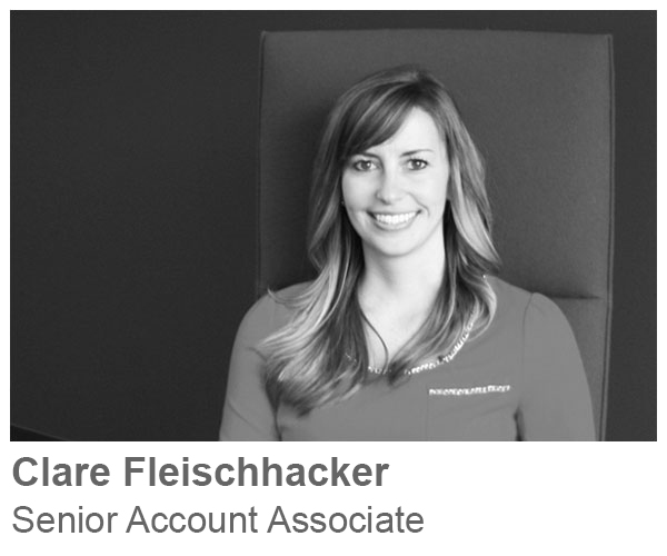 Clare Fleischhacker, Senior Account Associate
